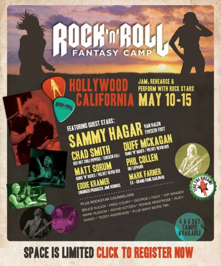 449px x 542px - Rock 'n' Roll Fantasy Camp | Swagger LA â€“ Best Events in Los ...